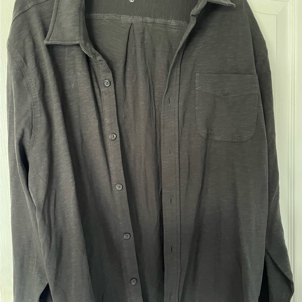 J. Crew Gray Button-Up Shirt
